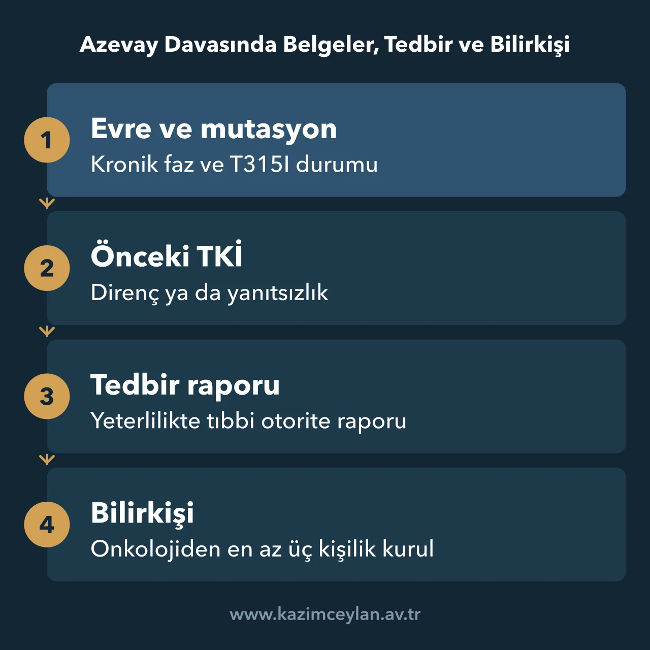 Azevay Davasında Belgeler, Tedbir ve Bilirkişi Azevay davasında hazırlanacak belgelerden bilirkişi kuruluna uzanan akış