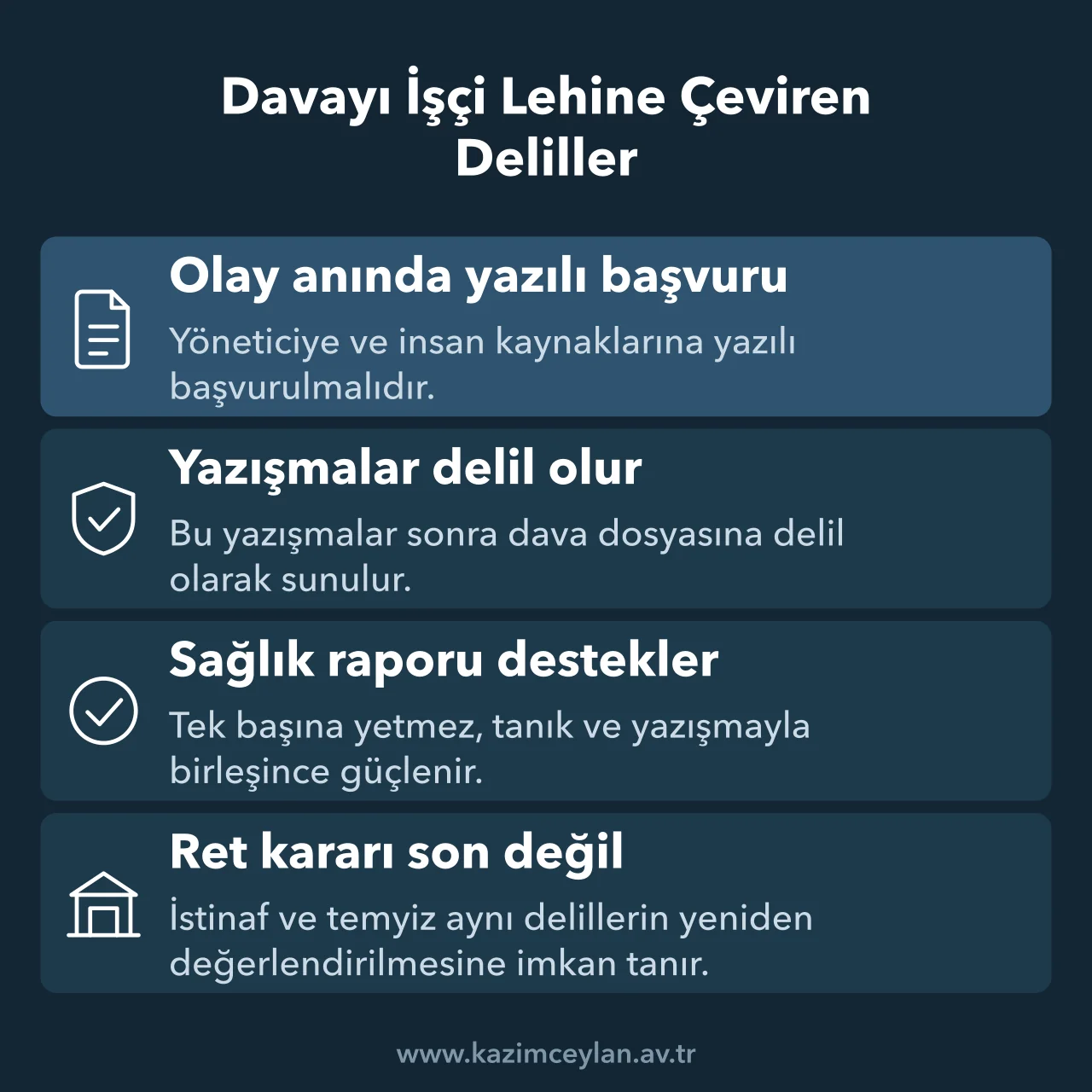 Mobbing davasını işçi lehine çeviren yazılı başvuru, yazışma ve sağlık raporu delilleri
