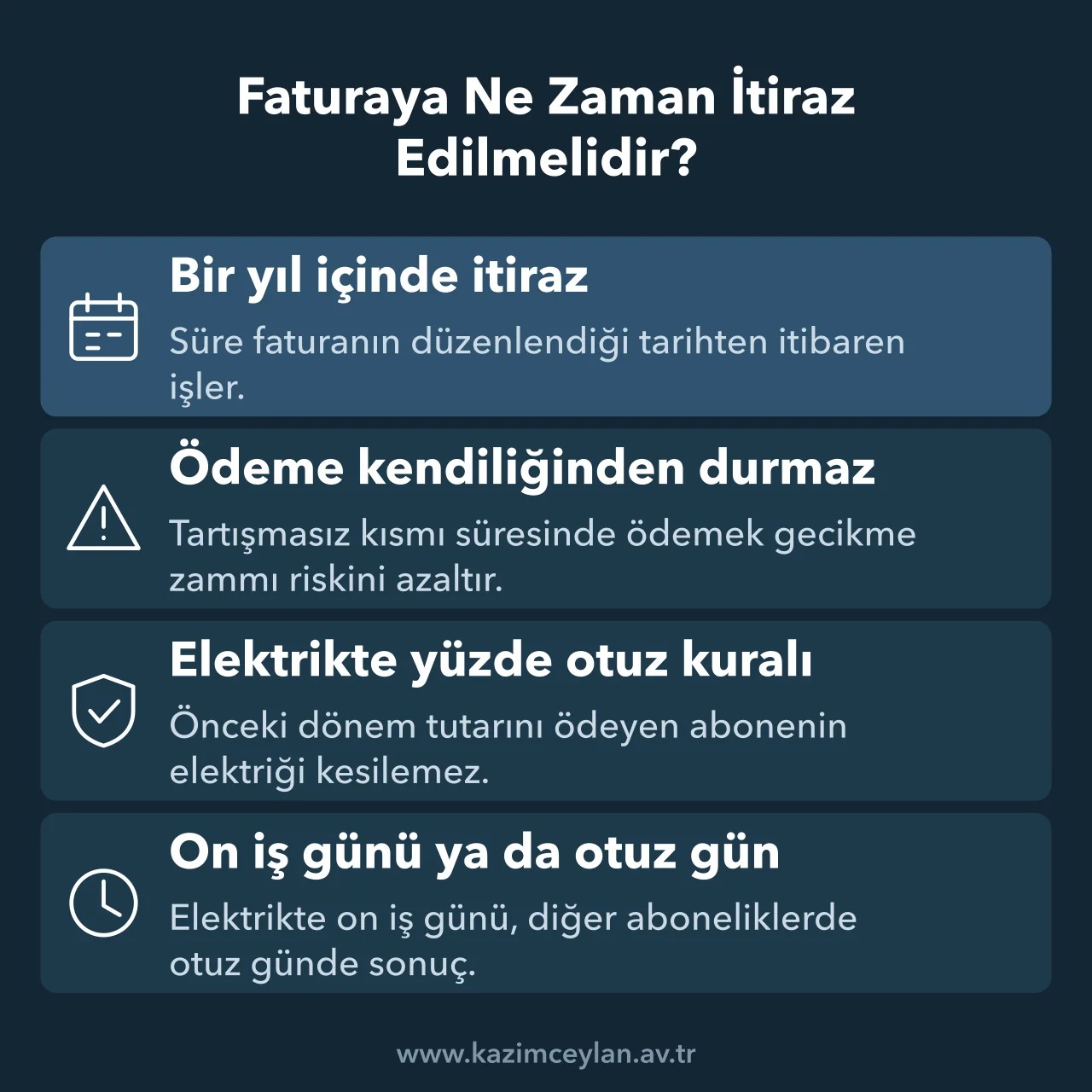 Faturaya Ne Zaman İtiraz Edilmelidir Fatura itirazında bir yıllık süre, ödeme yükümlülüğü ve elektrikteki kesinti koruması