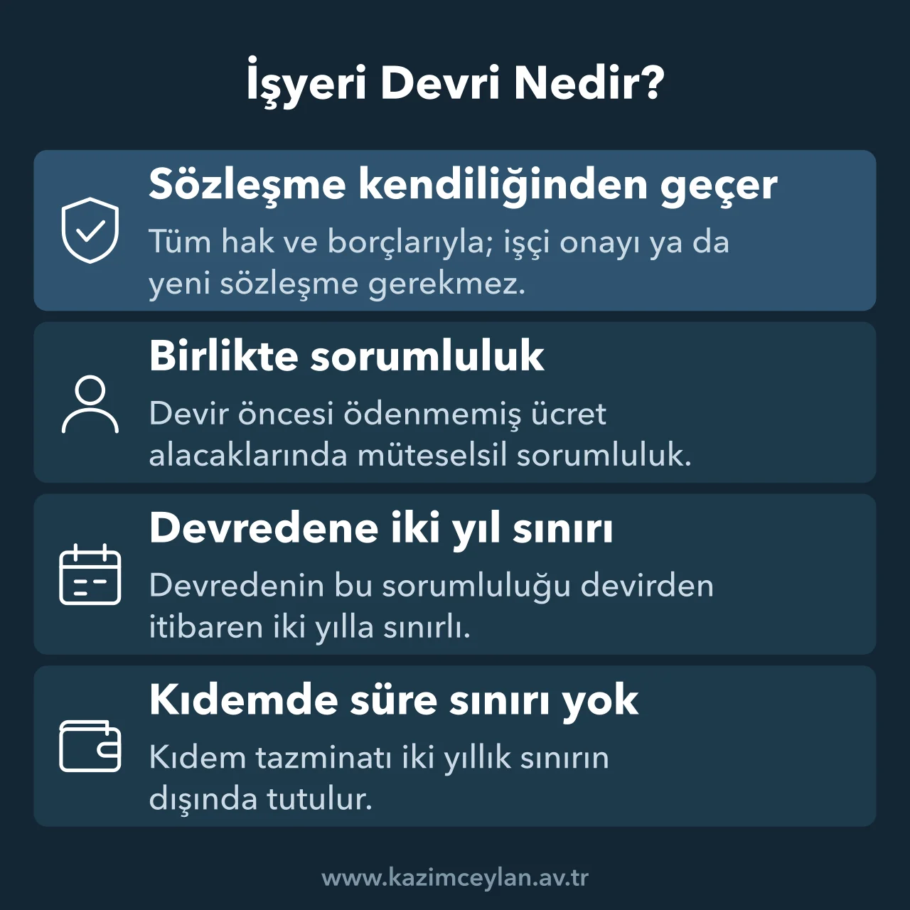İşyeri Devri Nedir İşyeri devrinde sözleşmenin geçişini ve işverenlerin sorumluluğunu gösteren şema