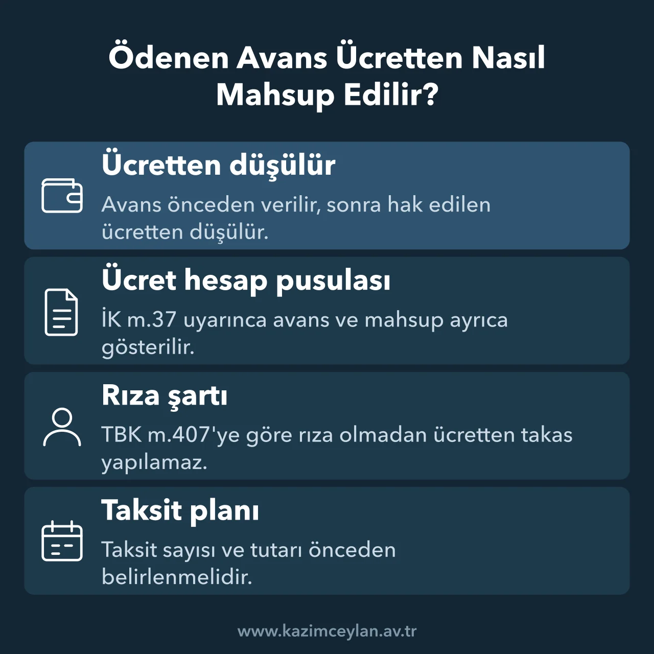 Ödenen Avans Ücretten Nasıl Mahsup Edilir Verilen avansın sonraki ücretten düşülmesinde uyulacak kayıt ve rıza kuralları