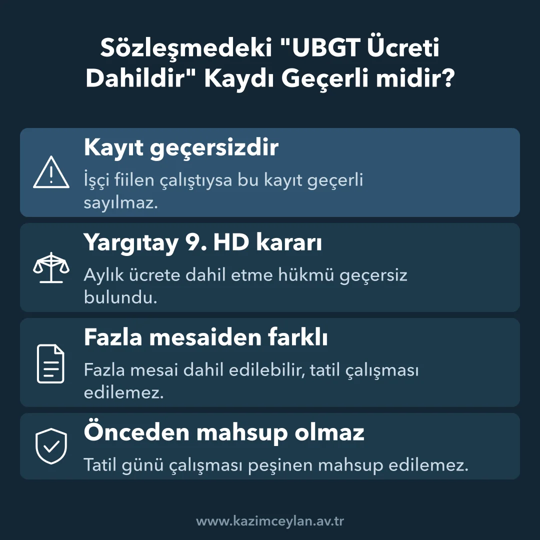 Ücrete dahildir kaydının neden geçersiz sayıldığını gösteren şema