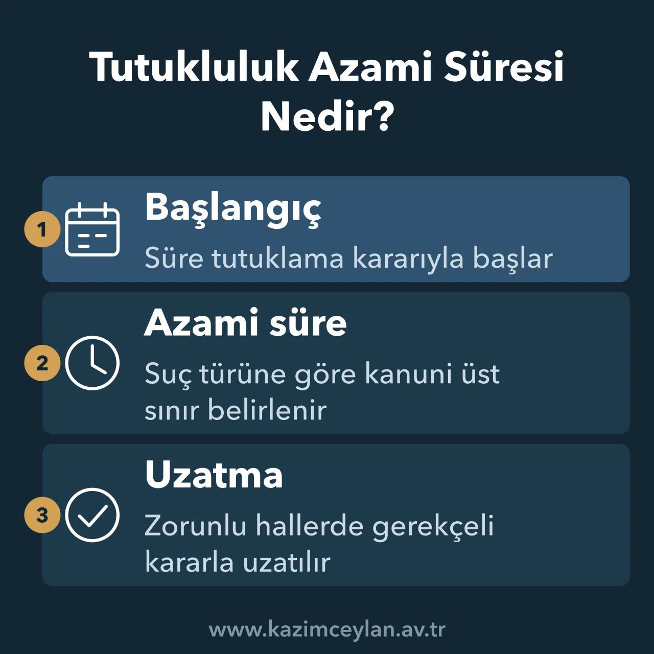 Tutukluluk Azami Süresi Nedir Tutukluluk azami süresinin tutuklama kararıyla başlayıp uzatma ve tahliyeyle sonuçlanmasını gösteren şema
