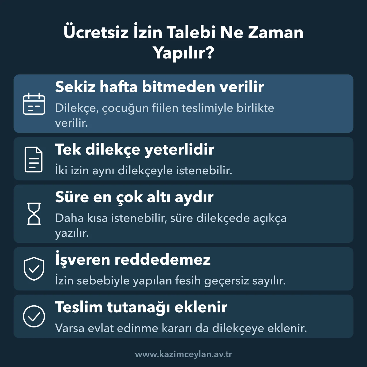 Ücretsiz İzin Talebi Ne Zaman Yapılır Ücretsiz izin dilekçesinin hangi aşamada verileceğini ve süre kurallarını gösteren şema